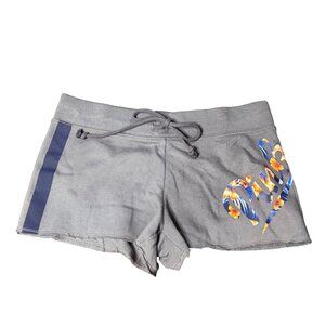 VTG Y2K Pink Victoria’s Secret Womens XS Gray Floral Tropical Logo Shorts Lounge